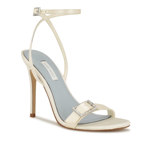 Nine West Shoes - NIB- Nine West Moras Bridal Embellished Strappy Stiletto Sandals